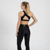(Onyx) Cold Shoulder Bra-Onyx | Vibe Cycle | Spinning Apparel & Footwear